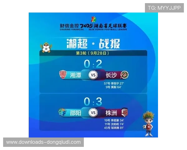 株洲小胜常德延续不败战绩 登顶湘超联赛积分榜